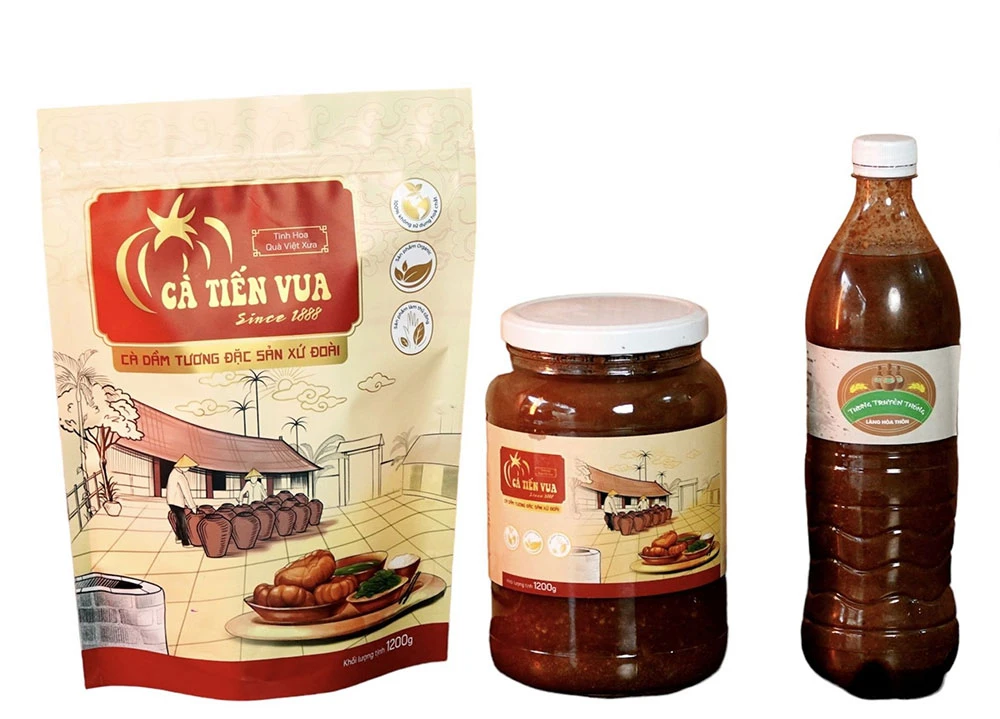 Cà dầm tương lọ 1200gr - Quà tặng ý nghĩa