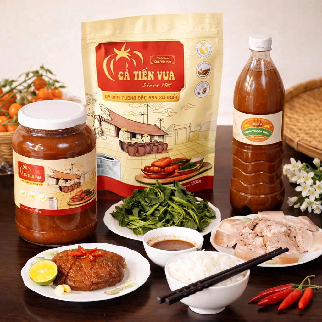 CÀ DẦM TƯƠNG-COMBO- TÚI(5 Quả) + LỌ THỦY TINH(5 Quả)