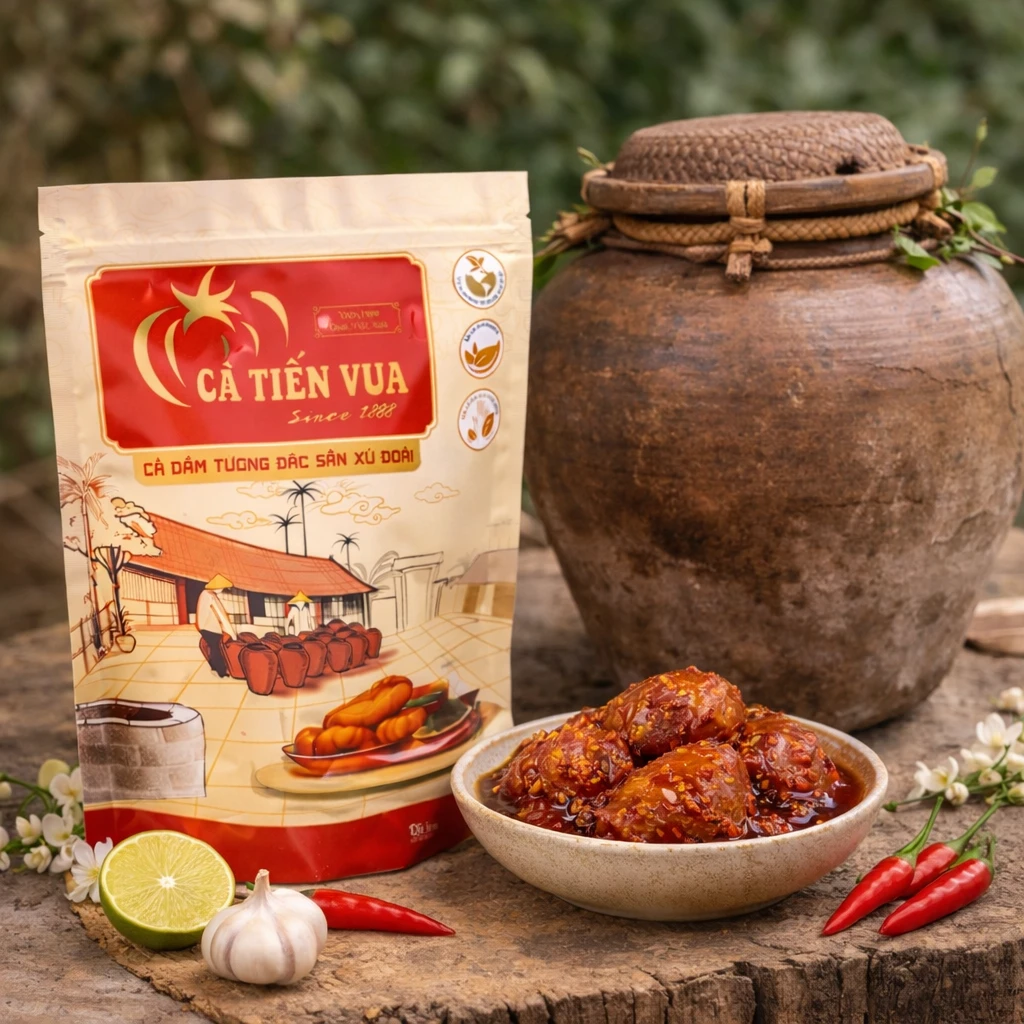 CÀ DẦM TƯƠNG-LỌ THỦY TINH (5 quả) -QUÀ TẶNG Ý NGHĨA