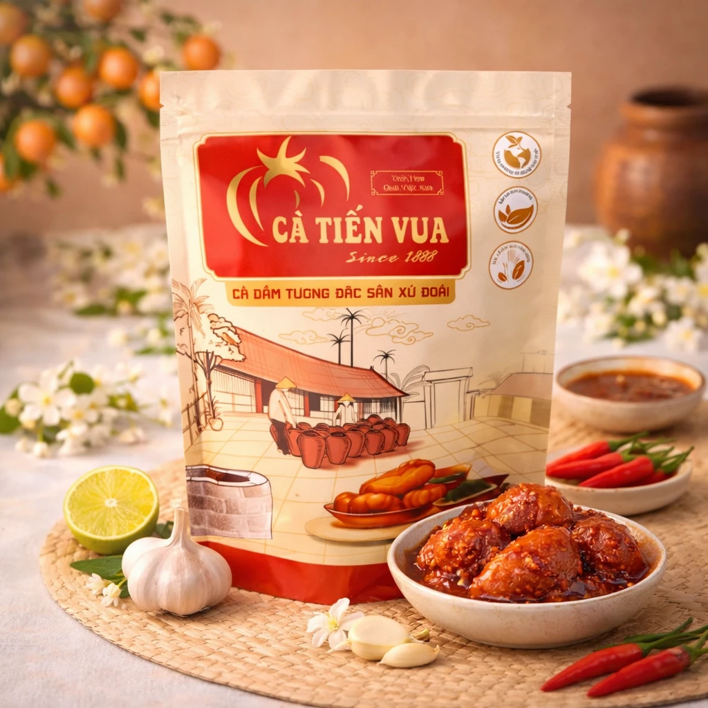 CÀ DẦM TƯƠNG-COMBO- TÚI(5 Quả) + LỌ THỦY TINH(5 Quả)